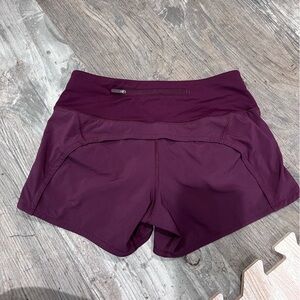 Black Cherry Size 2 Lululemon shorts